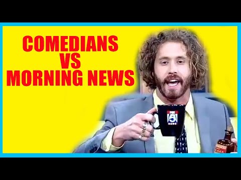 Comedians Crashing Morning News Compilation