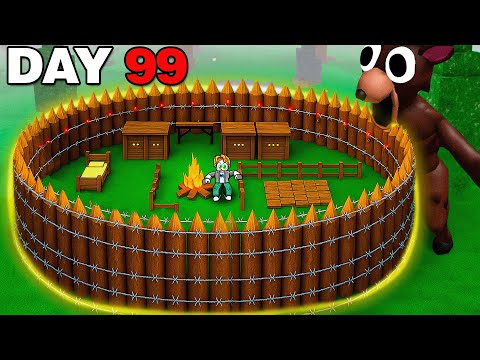 I Crafted the SAFEST BASE in 99 Nights in the Forest!