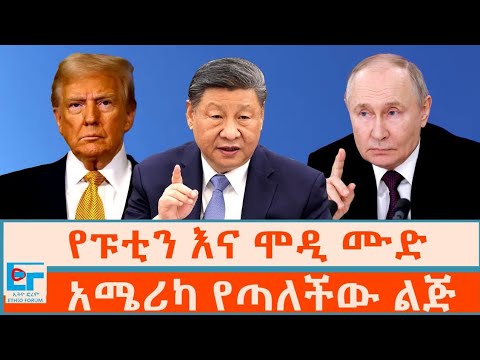 የፑቲን እና ሞዲ ሙድ ፤ አሜሪካ የጣለችው ልጅ |ETHIO FORUM