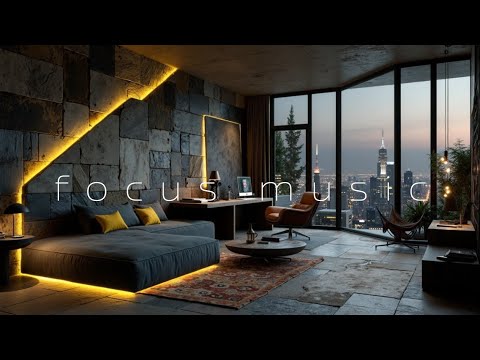 Deep Work Music - Boost Focus & Productivity with Urban Twilight Chillout Beats