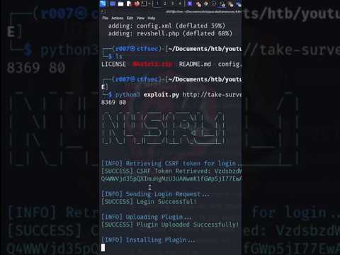 Remote Code Execution (RCE) in LimeSurvey #appsec #websecurity #short #shortvideo #shorts