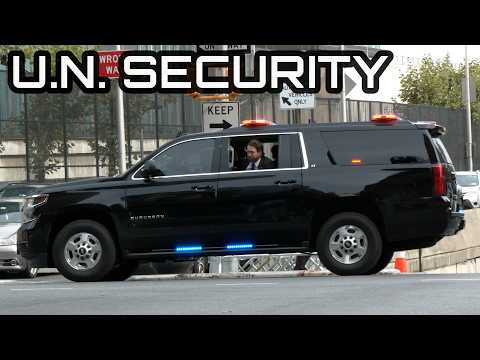National security and VIP motorcades in New York City during UN General Assembly