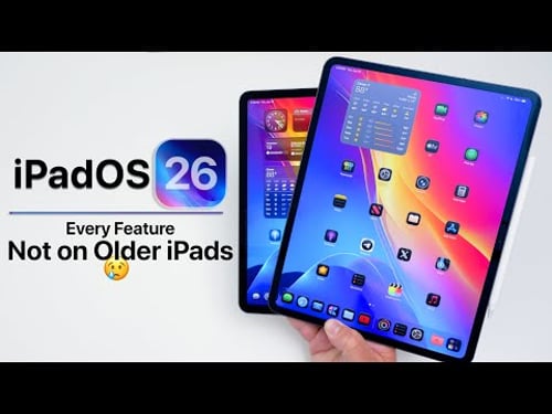 iPadOS 26 - Every Feature Not on All iPads
