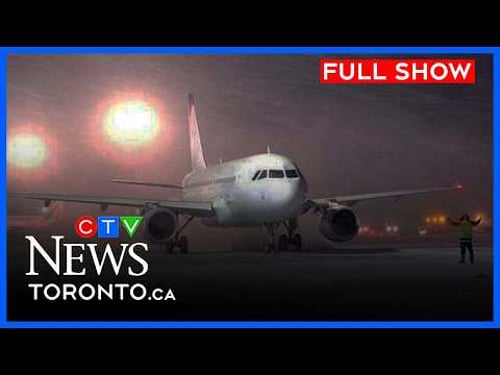 Flights cancelled in advance of severe icy snowstorm | CTV News Toronto at Noon for Feb.18, 2026