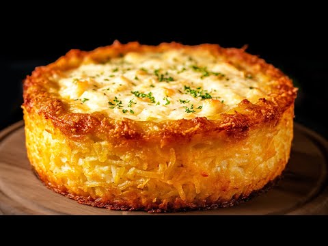 Just grated potatoes and 2 eggs! No flour! This recipe will drive everyone crazy!