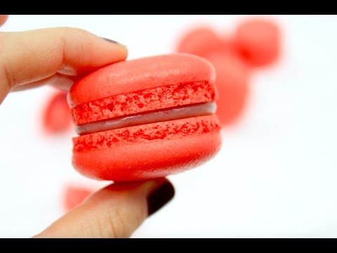 Макарон клубничный / Много нюансов и теории / Strawberry macarons