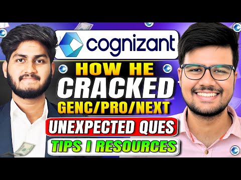🔥 How He Cracked Cognizant Interview | Latest Interview Experience