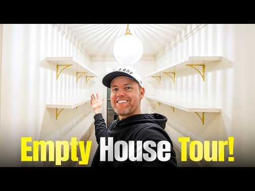 DREAM HOME BUILD! EMPTY HOUSE TOUR!