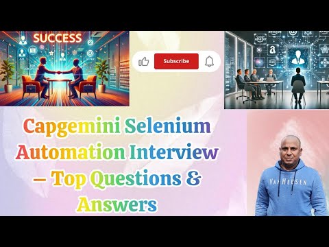 🔥 Capgemini Selenium Automation Interview Questions & Answers | Crack Your Next Interview! 🚀
