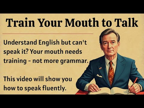 Train Your Mouth to Talk || Graded Reader || Speak Fluently English ✅️