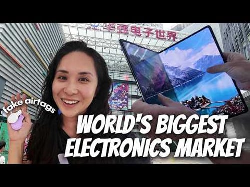 The World's BIGGEST Electronics Market in Shenzhen, China | Huaqiangbei Electronics Market