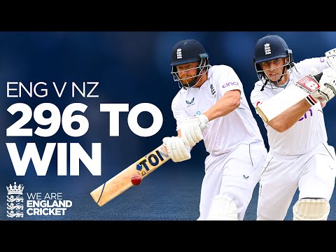 Root and Bairstow Lead The Chase | 296 To Win | England v New Zealand 2022