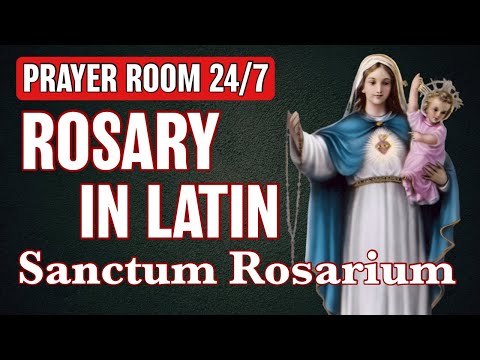 🔴 Rosary In Latin Prayer Room ✝︎ Sanctum Rosarium 24/7
