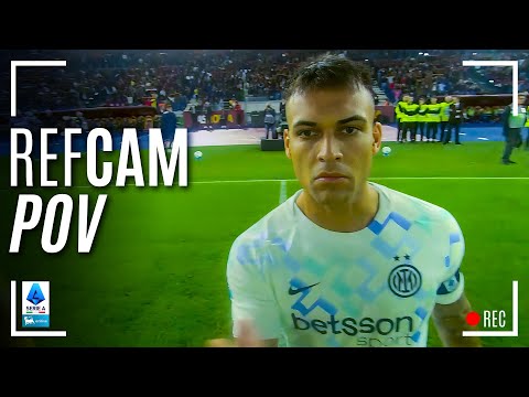 REF CAM POV: You Are The Referee in Roma-Inter | Serie A 2025/26