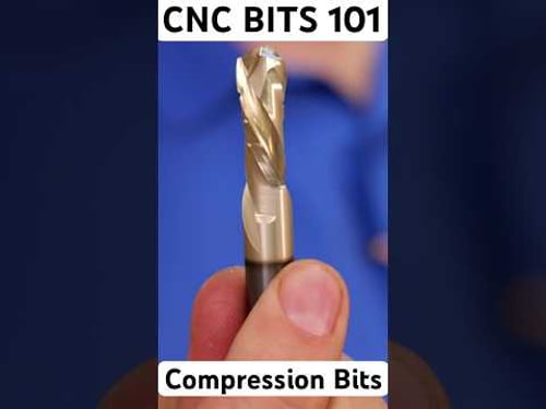 How to use a Compression Bit the right way! #cicworkshop #cncbits