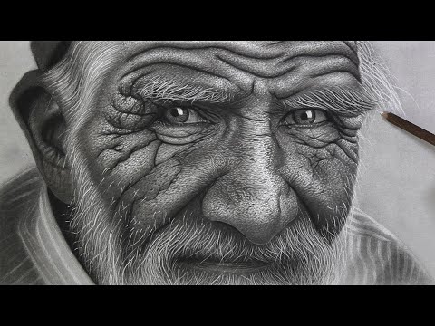 How to SHADE realistic wrinkle face