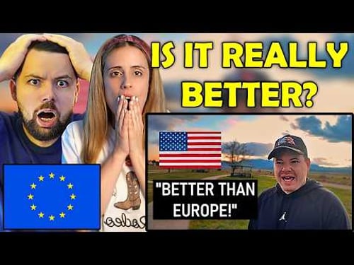 European Couple Reacts to “Moving to America Changed My Life”