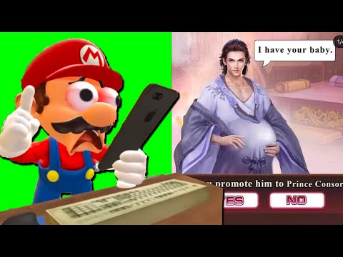 Mario Reacts To Cursed Mobile Game Ads