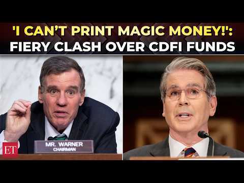 'I'm in CRYPTO HELL!': Warner, Bessent spar over cryptocurrency rules, CDFI funding at fiery hearing