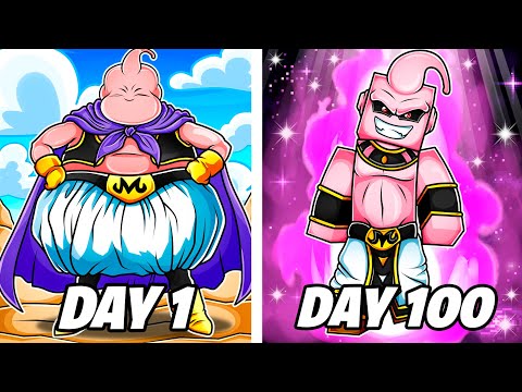 I Played Minecraft Dragon Block C As MAJIN BUU For 100 DAYS… This Is What Happened