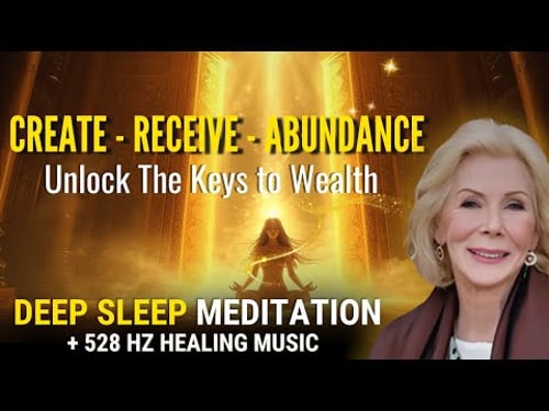 4 Secret Keys to Wealth | Louise Hay Sleep Mediation, Affirmations for Money & Abundance