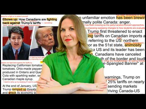Justin Trudeau Fights Trump’s Tariffs 🇺🇸🇨🇦 Learn English with the News