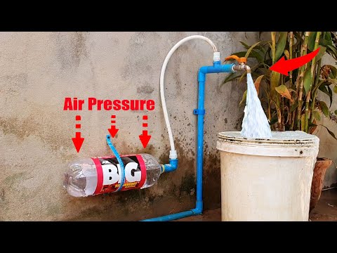 Amazing idea! How to fix PVC pipe Low pressure water to Make strong pressure water