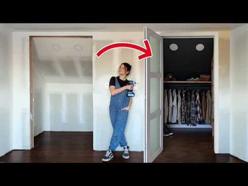 DIY SMALL CLOSET MAKEOVER