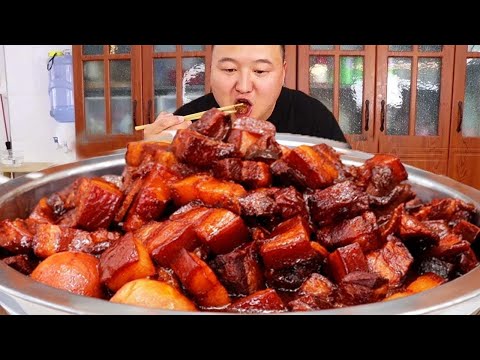 🔥【台式卤肉饭】阿强做的卤肉饭,肉块肥糯酱汁失控,米饭秒光!