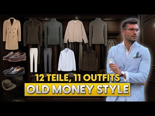 12 Kleidungsstücke, 11 Outfits: Old Money Style | Stylingtipps für Männer