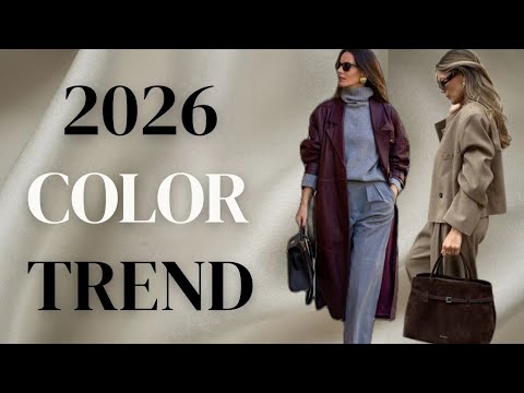 2026 Color Trends You NEED to Try ! | Chic & Elegant Combinations