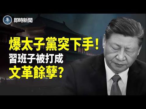 習處境突變!驚爆劉源、鄧樸方家族聯手 二十一大狙擊習連任!再嚴厲話:習班子蔡奇、趙樂際、李希都是四人幫遺毒【即時新聞】