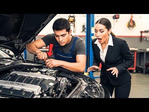 JOVEN MECÁNICO ARREGLA MOTOR IMPOSIBLE DE 100 MILLONES USANDO SABIDURÍA DEL PADRE...LA JEFA QUEDÓ...