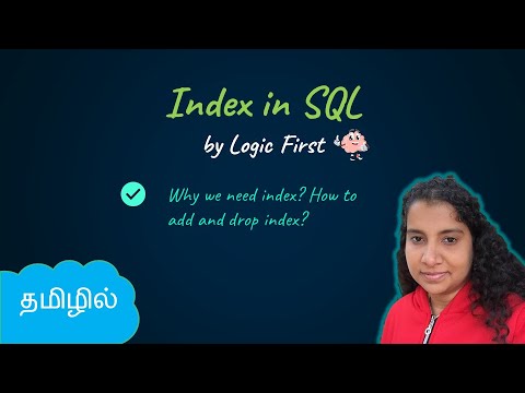Index | SQL in Tamil | Logic First Tamil