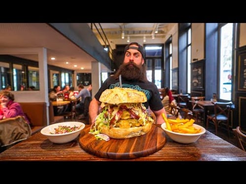 THIS BURGER CHALLENGE IN BELGIUM HAS ONLY BEEN BEATEN ONCE! | BeardMeatsFood