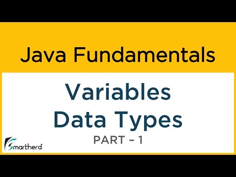 Java VARIABLES and DATA TYPES Part-1. Java Tutorial for Beginners #2.1