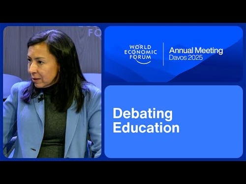 Debating Education | World Economic Forum Annual Meeting 2025