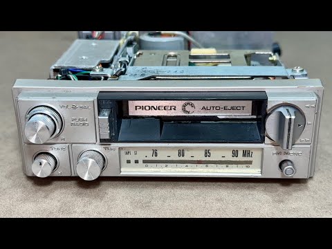 Vintage 1978 PIONEER KP-350M AMPLIFIER CASSETTE RADIO CAR STEREO Maintenance Repair Restoration