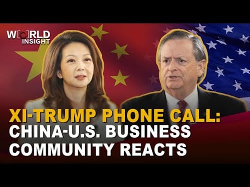 How is the China-U.S. business community reacting to the recent Xi-Trump phone call?