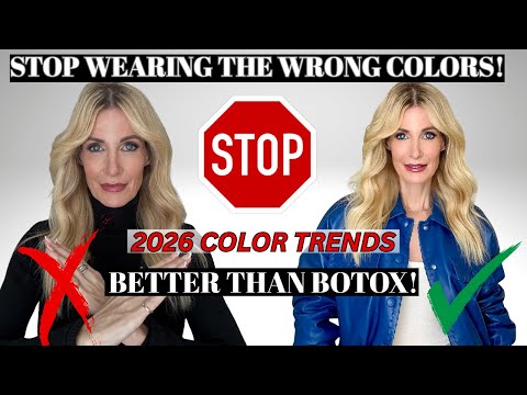 Top 5 Color Trends of 2026 That Reverse Aging | Fashion Over 40 & 50
