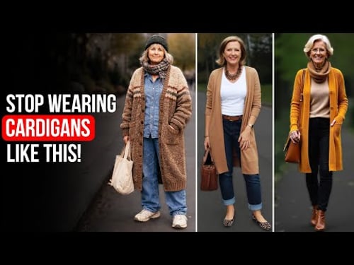 7 GENIUS Cardigan Styling Hacks to Look 10x More EXPENSIVE After 50