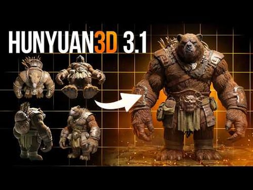 Create BETTER 3D AI Models Than Ever Before! - Hunyuan3D 3.1