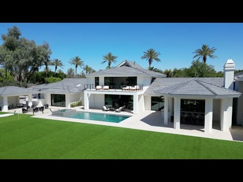 TOUR AN $8M Scottsdale Luxury Home On A Golf Course | Scottsdale Real Estate | Strietzel Brothers