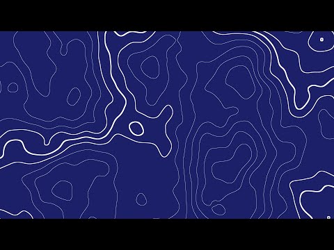 Abstract Navy blue Height Map Footage| 3 hours Topographic 4k Background