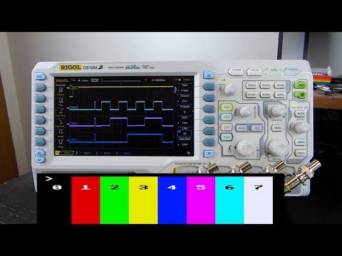 Exploring the BBC Micro's video outputs on a digital oscilloscope