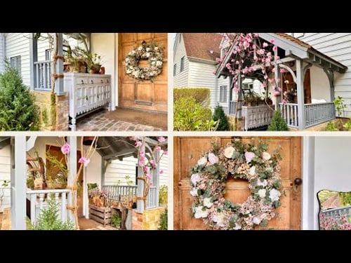 SMALL PORCH Decorating Ideas ~ SPRING Decor ~ Thrifted Decor ~ SPRING Decorating Ep 4
