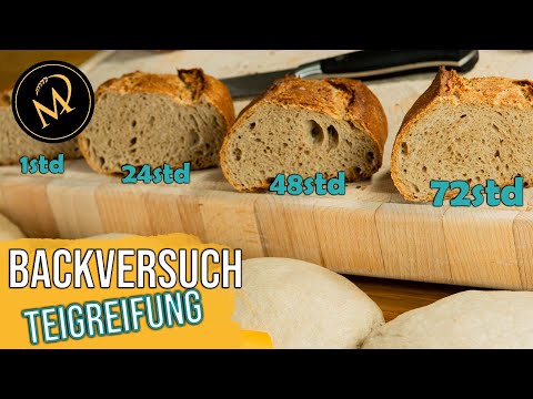 How do dough proofing times differ between 1 hour, 24 hours, and 72 hours? My big baking test