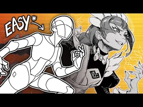 How to draw DYNAMIC poses