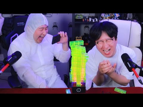 전기가 흐르는 젠가를 샀습니다