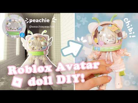 Making my Roblox Avatar Into A Doll | DIY Roblox Doll